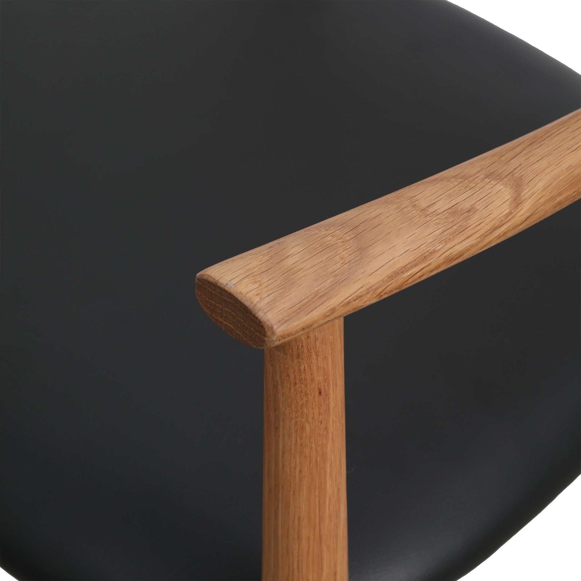 Celeste spisebordsstol m. armlæn - Læder